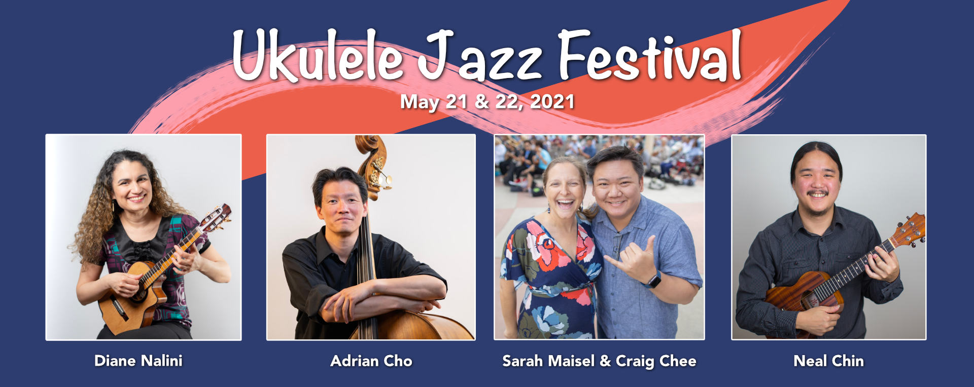 Ukulele Jazz Festival Banner 2021